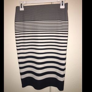 Striped dress skirt